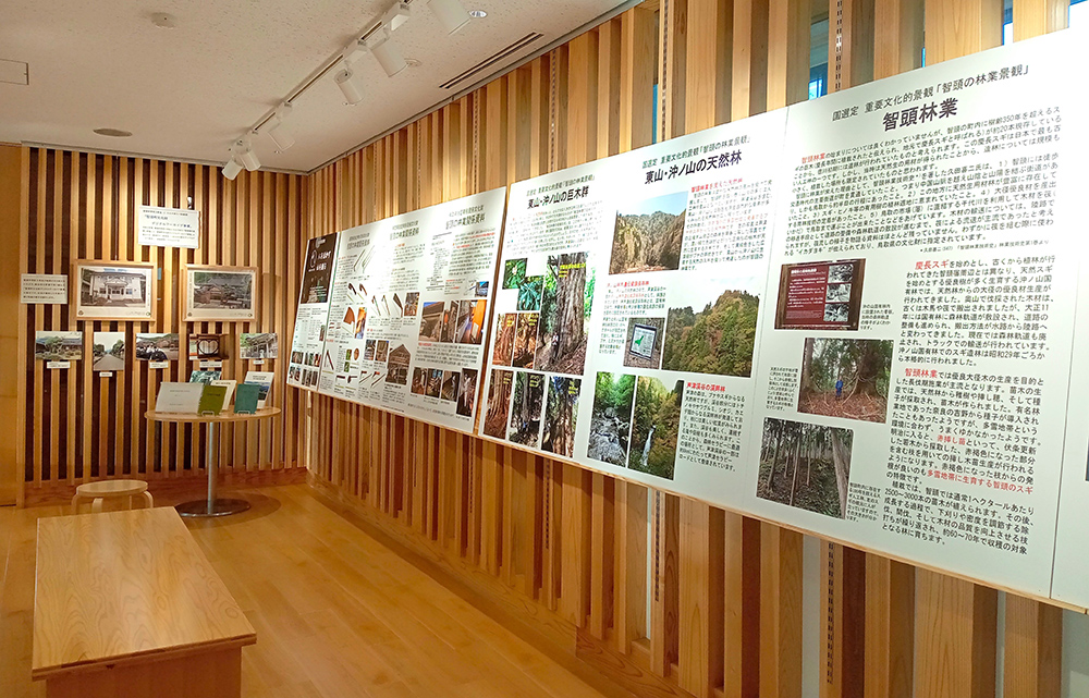 3_ちえの森ちづ図書館での展示風景2